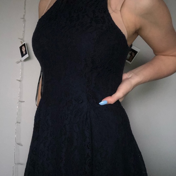 monteau dress navy